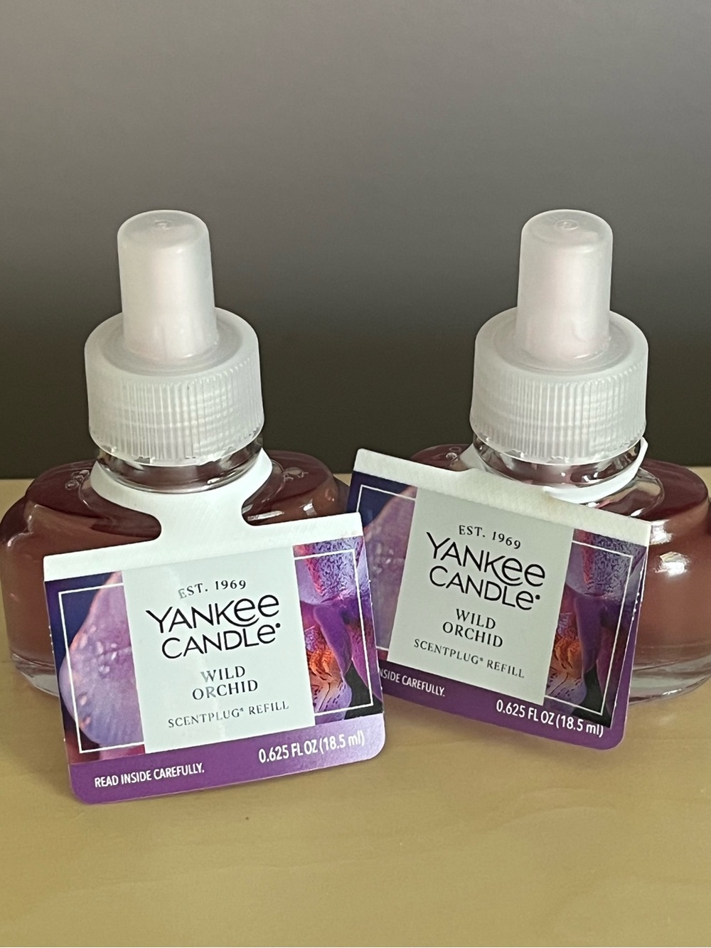 Two New Yankee Candle Wild Orchid Plug In Scented Refills